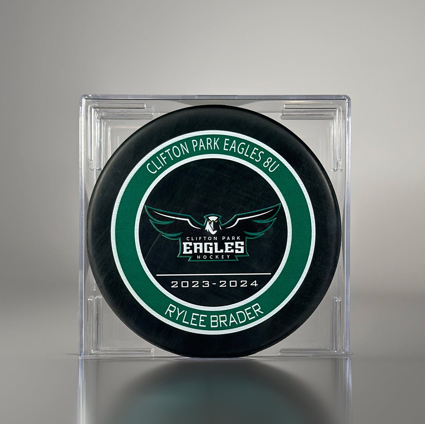 Custom Hockey Pucks - Actual Prints