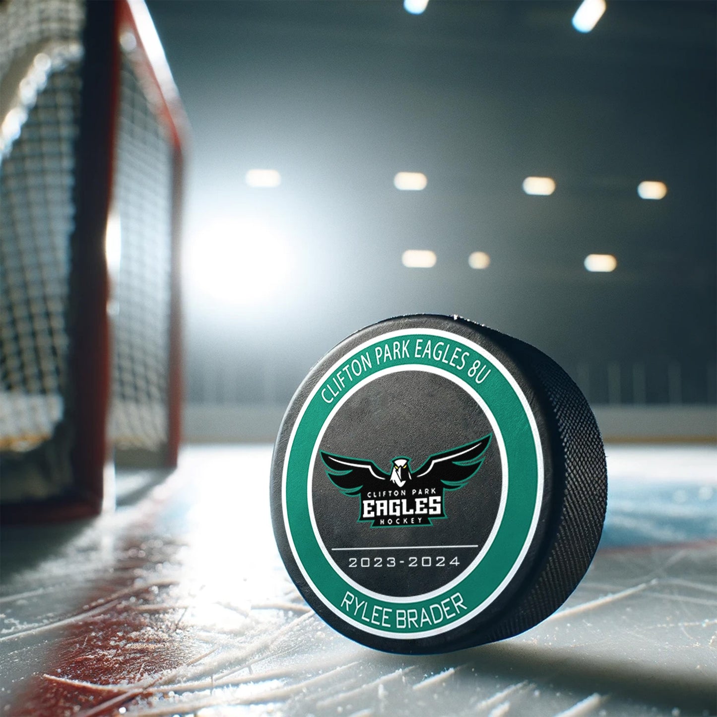 Custom Hockey Pucks - Actual Prints