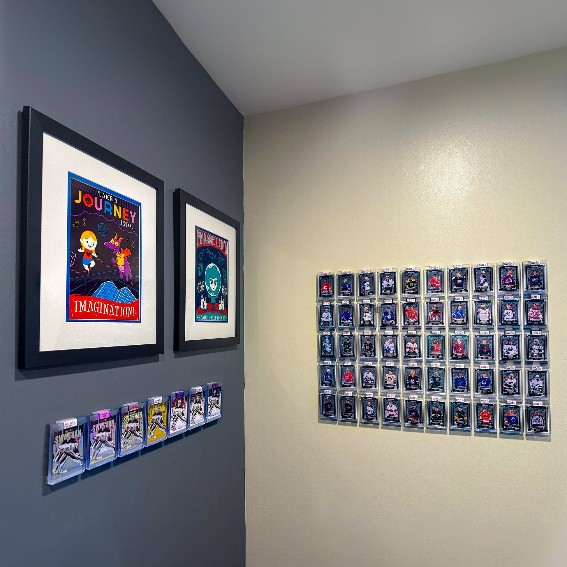 Mag Mount Horizontal Booklet Card Display - 1 Pack - Actual Prints