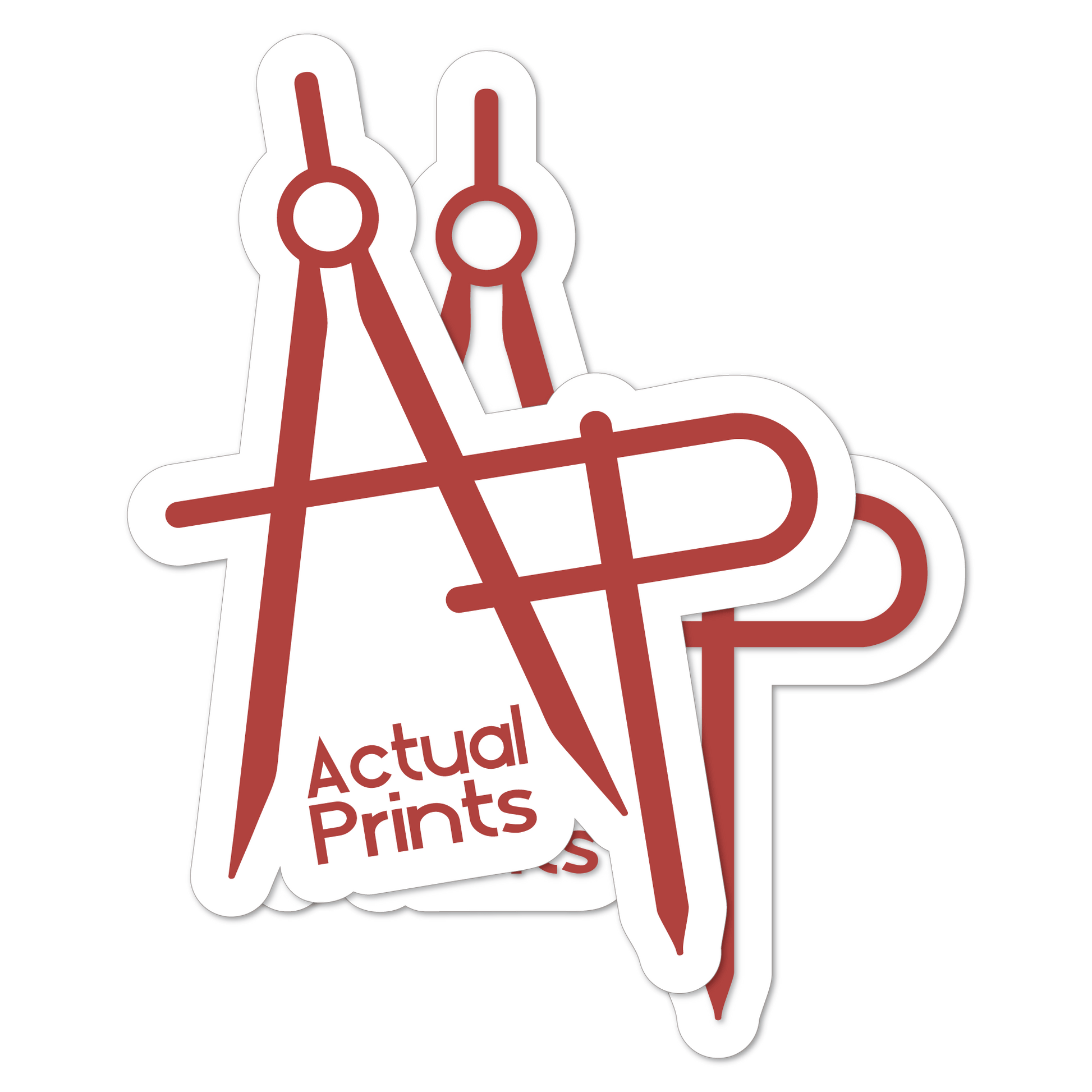 Custom Die Cut Stickers - Actual Prints