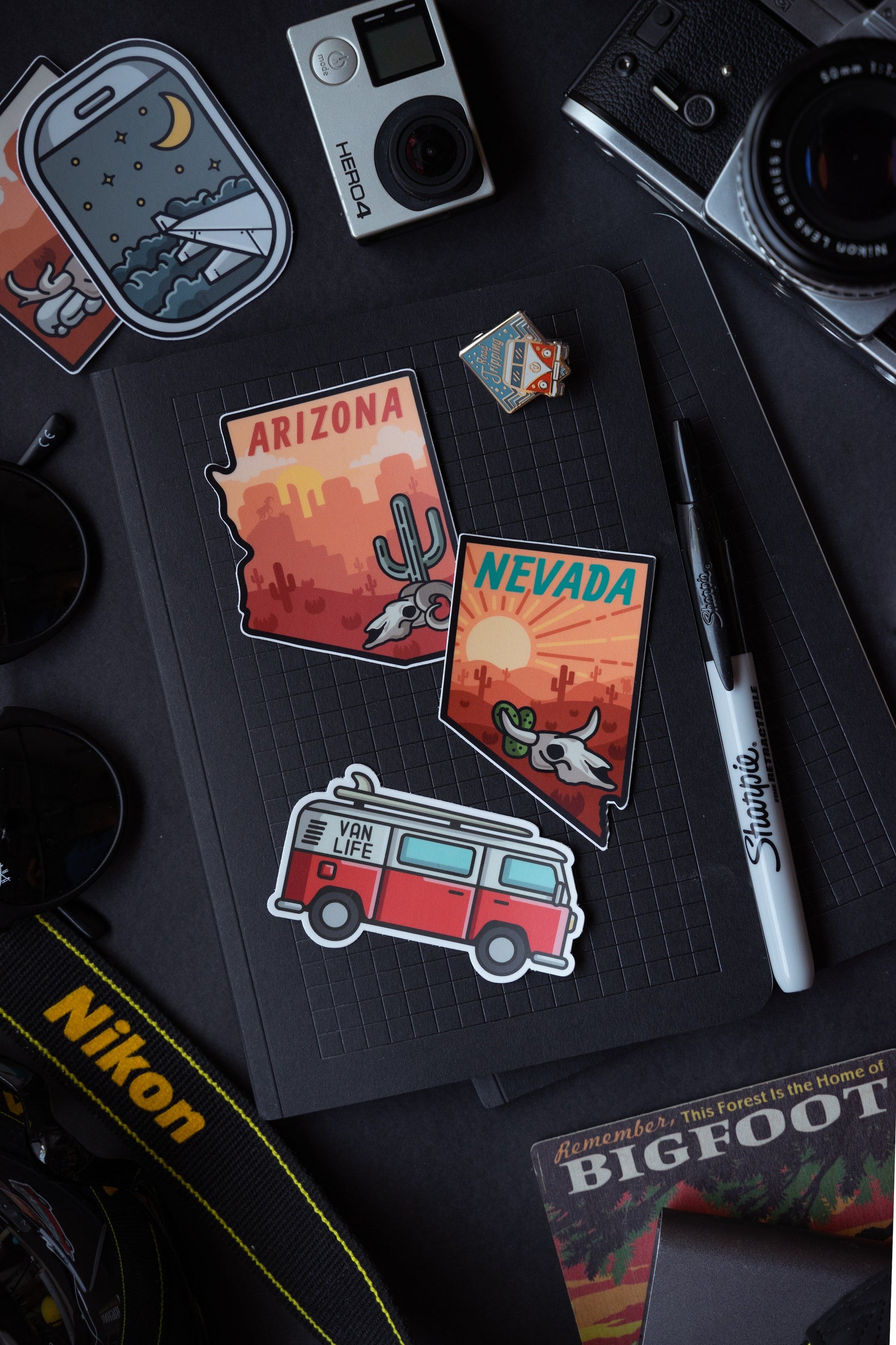 Custom Die Cut Stickers - Actual Prints