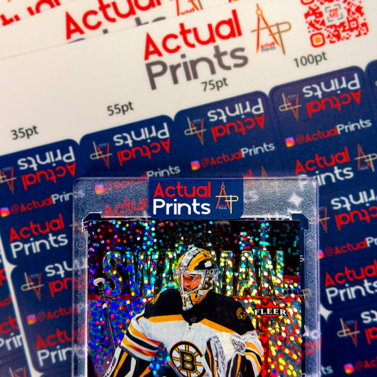 Custom Branded One Touch Sticker Locks - Actual Prints