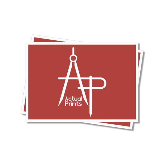 Rectangle Stickers - Actual Prints